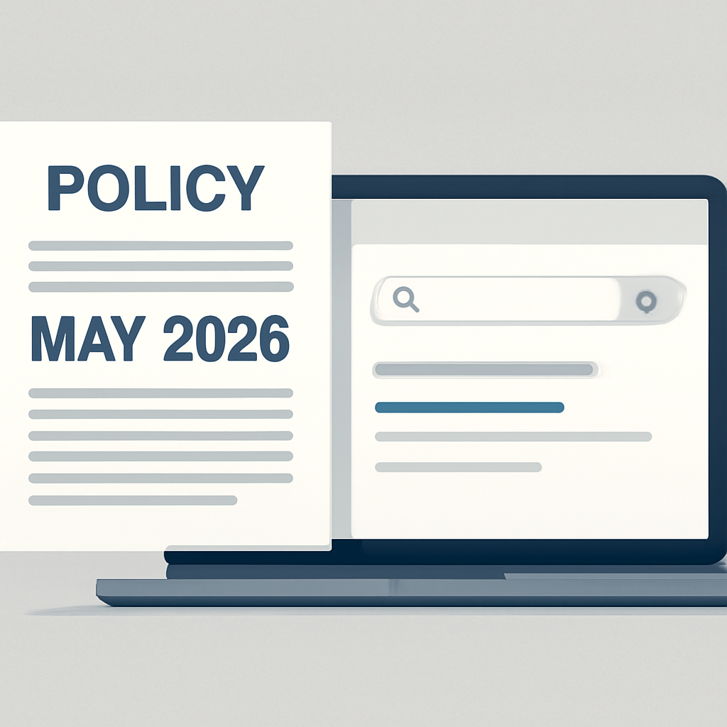 What Actually Changed in the May 2026 Policy Update